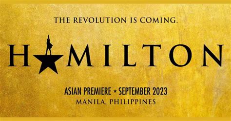 hamilton gala night|'Hamilton' receives warm welcome from Filipino fans ahead of opening.